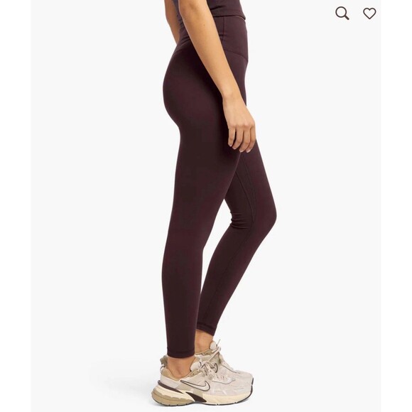 Nuuds XS Brown High Waisted Elevate Leggings Quality Capsule Gym Workout Yoga - Picture 4 of 12